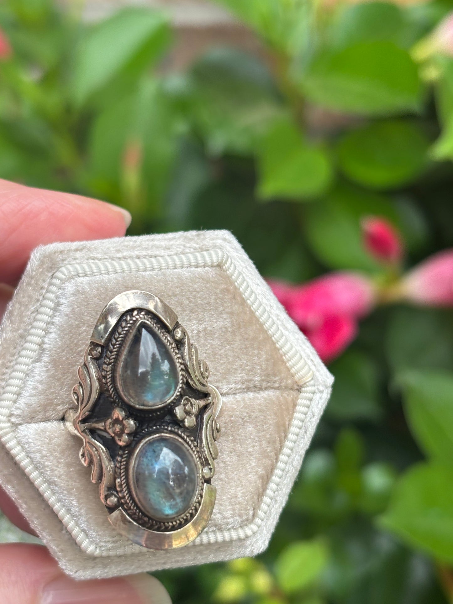Labradorite ring - Size 6.5