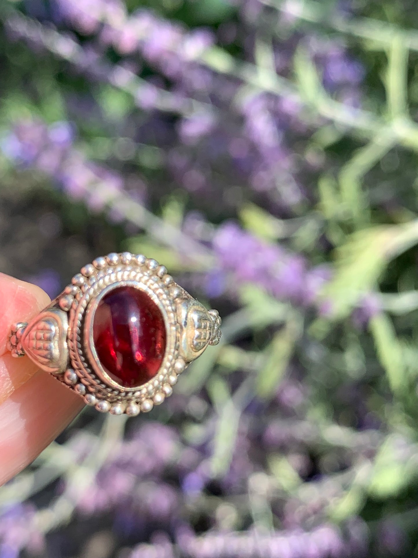 Garnet Ring size 4