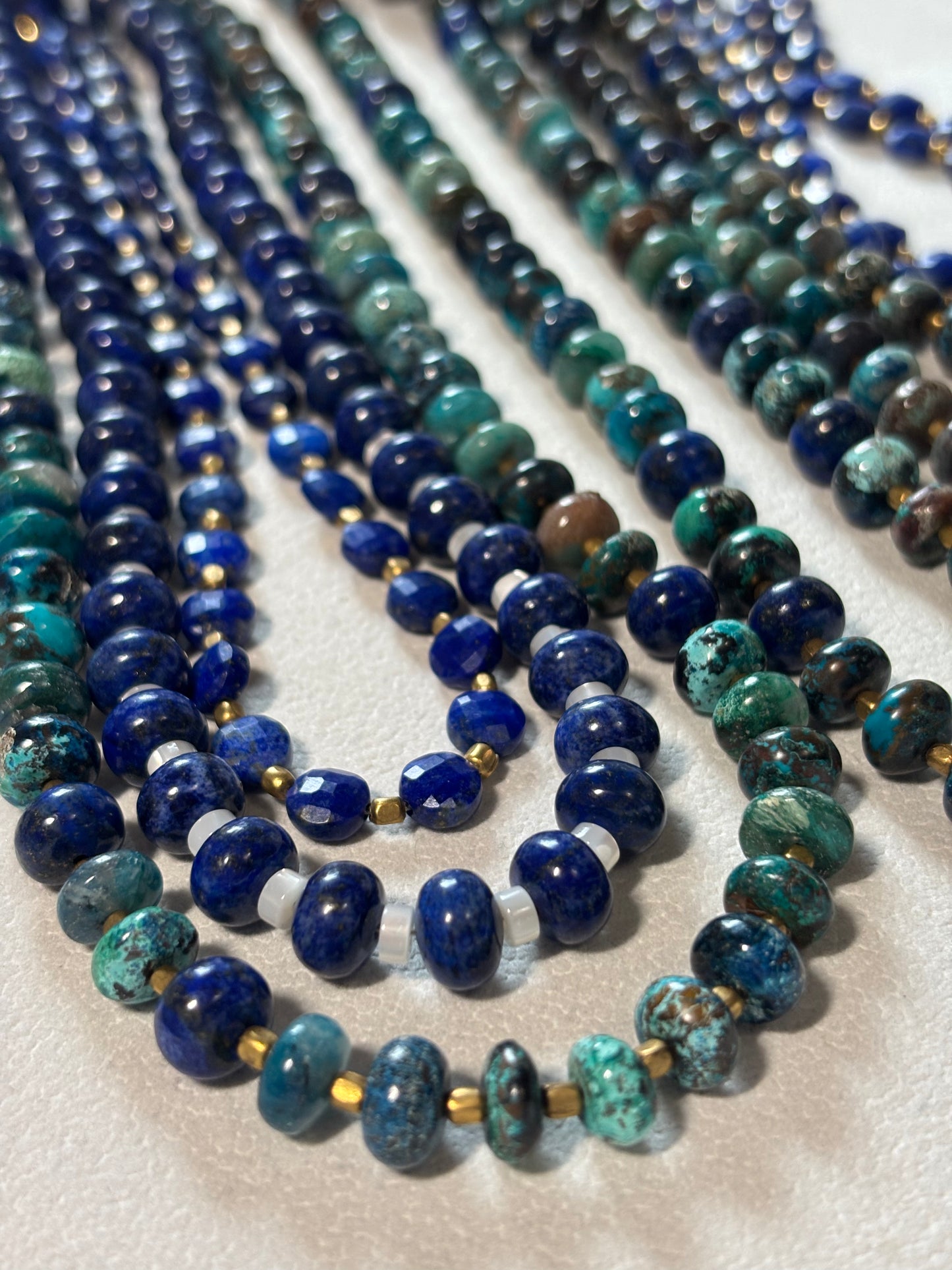 Lagoon — Chrysocolla and Lapis Lazuli