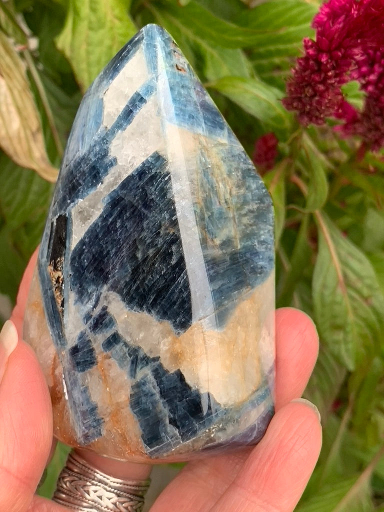 Blue  Kyanite with Quartz Free Form - India