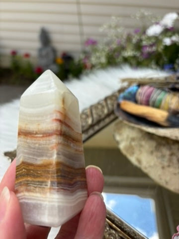 Peach Calcite tower