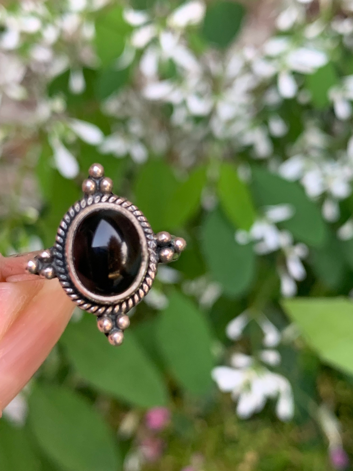 Black Onyx Ring size 7