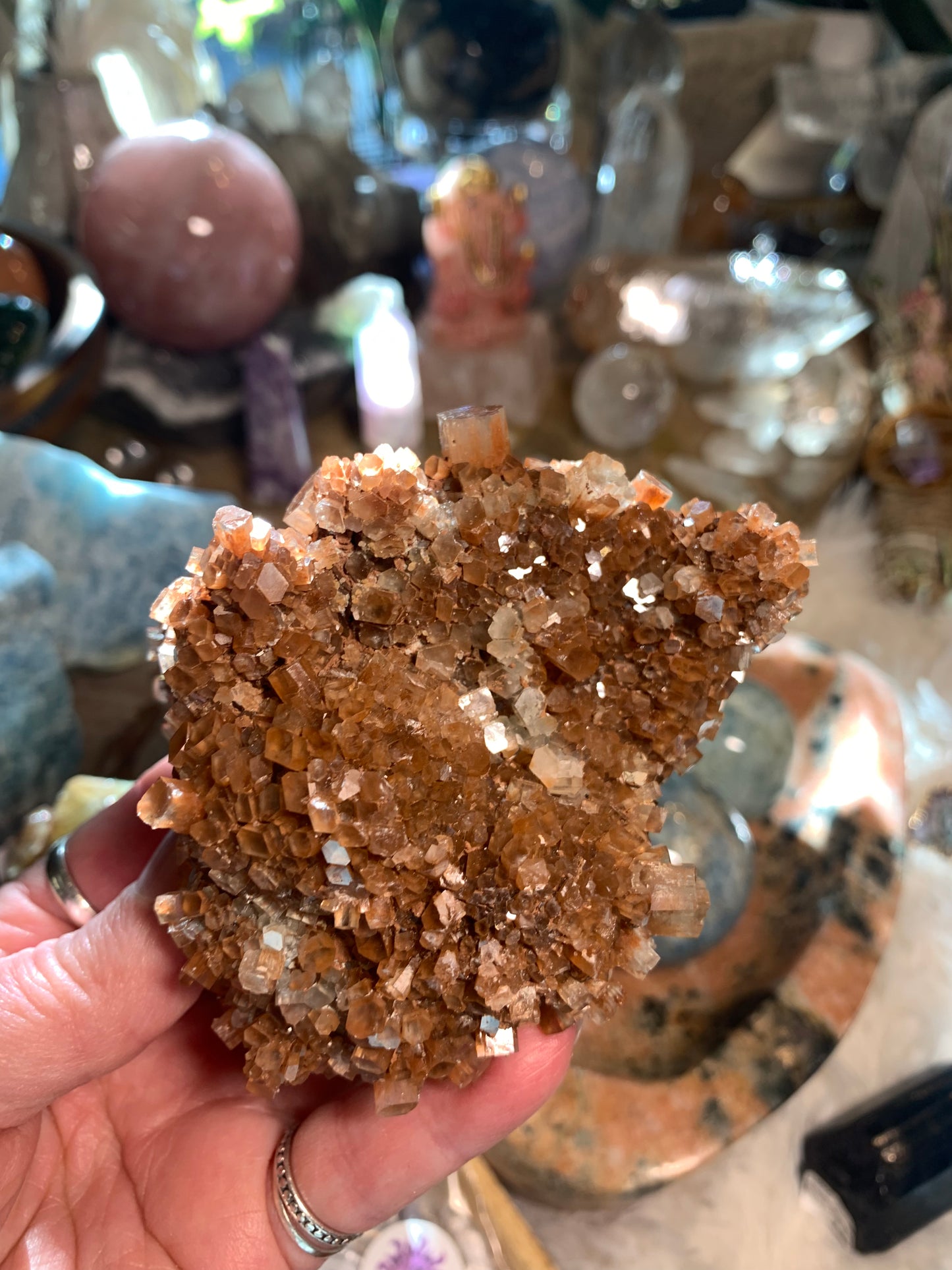 Medium Star Aragonite Cluster