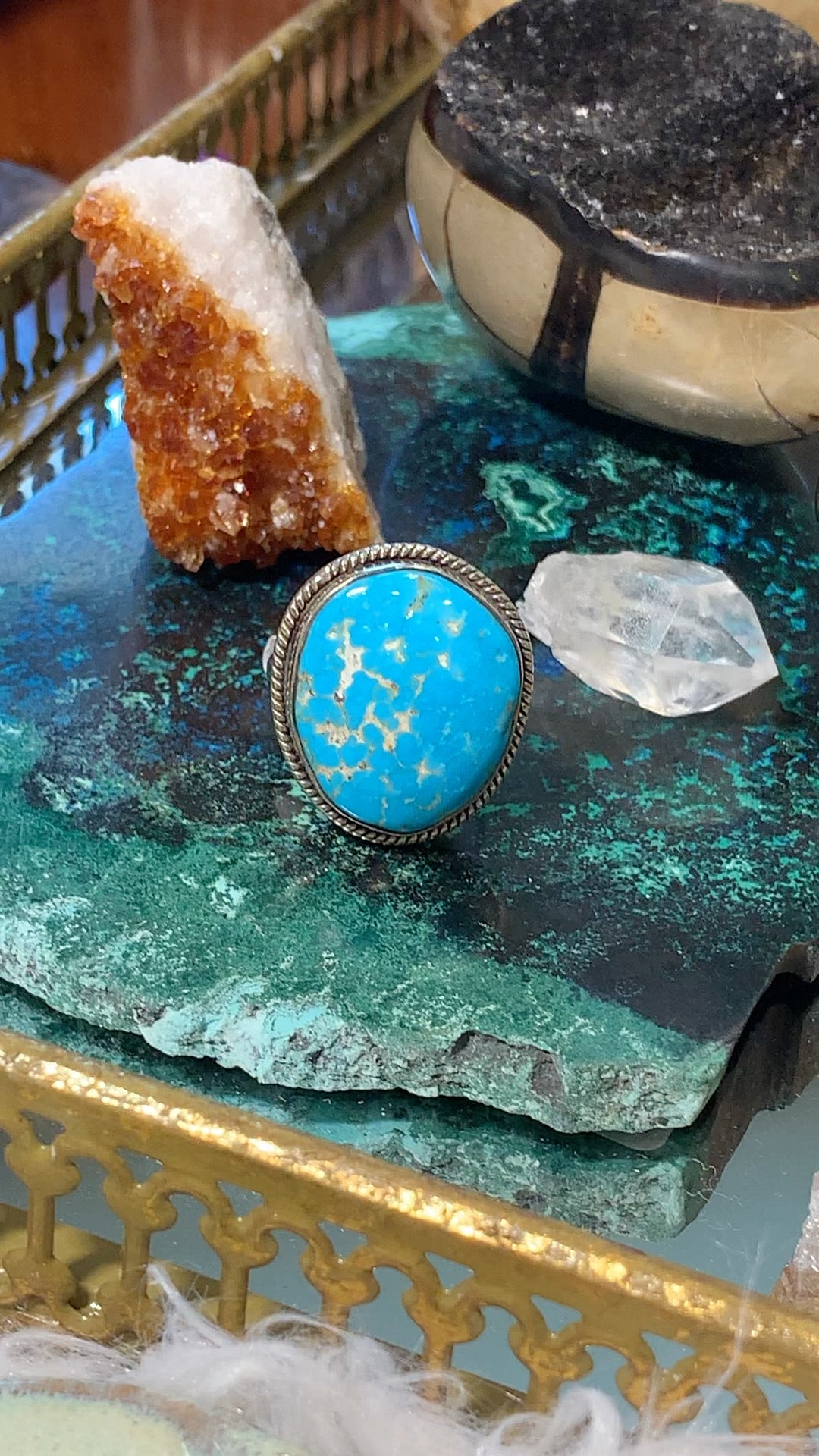 Turquoise Ring size 10