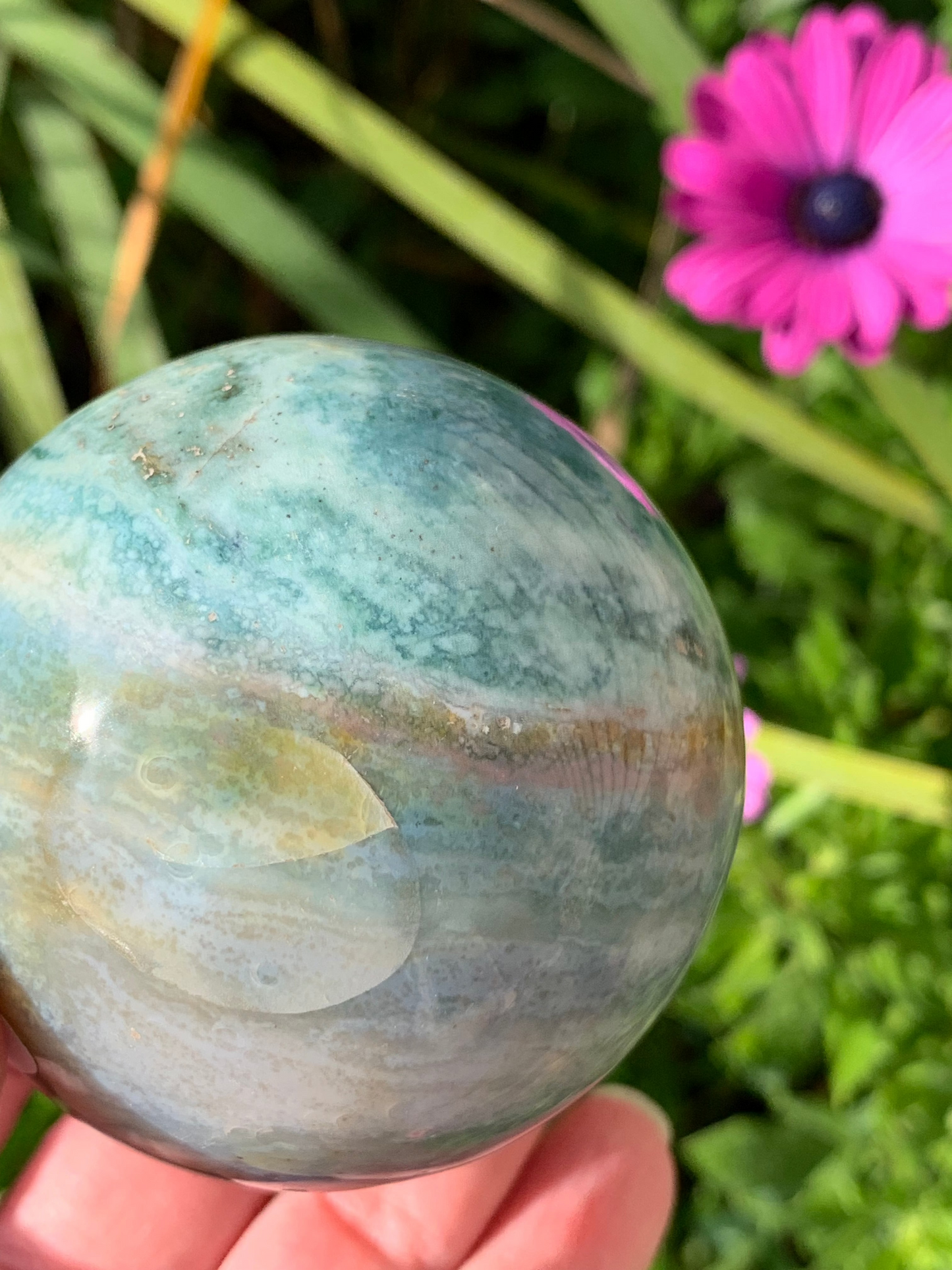 Ocean Jasper Sphere - Madagascar