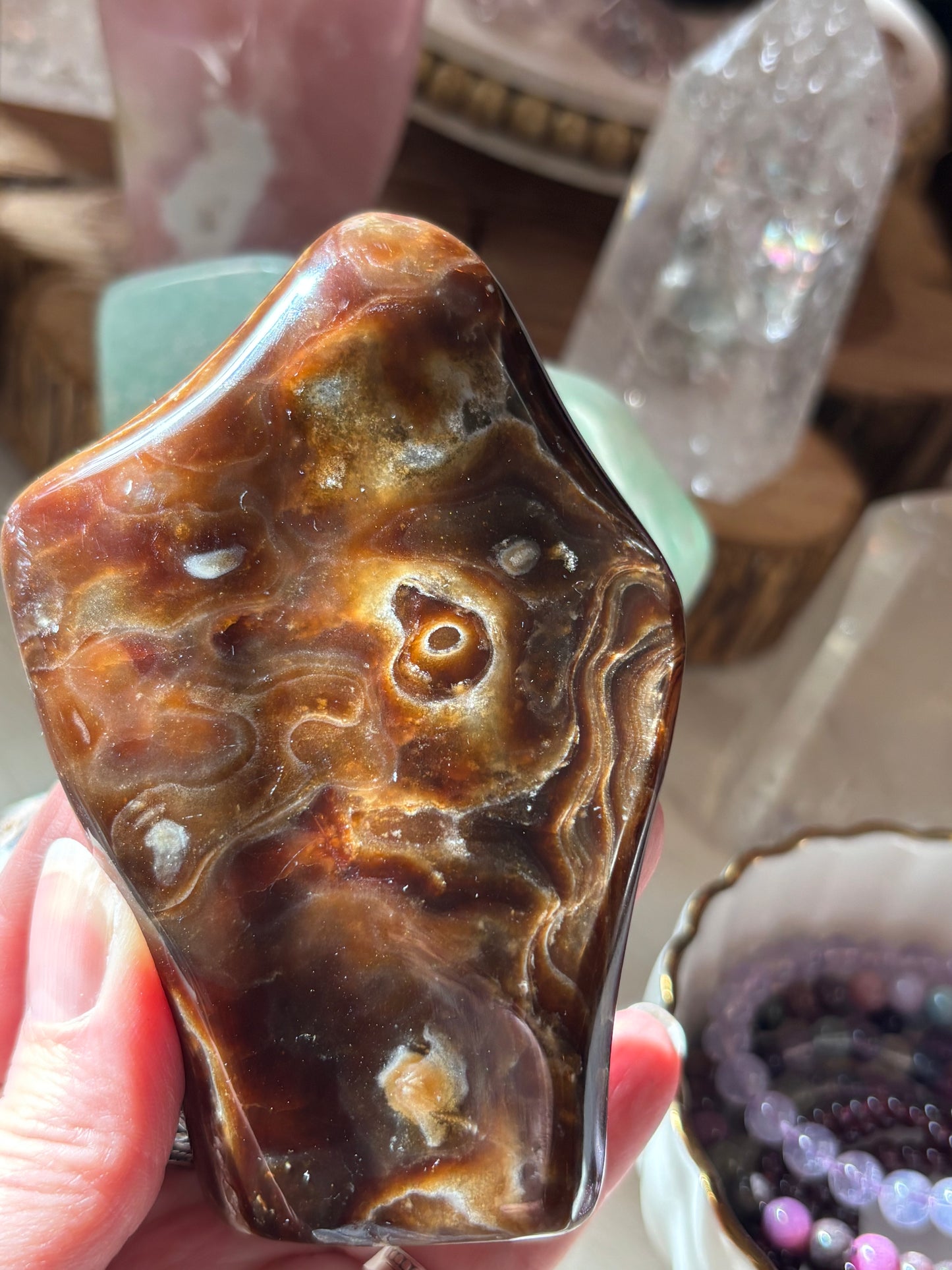 Chocolate Calcite - Free Form | Pakistan