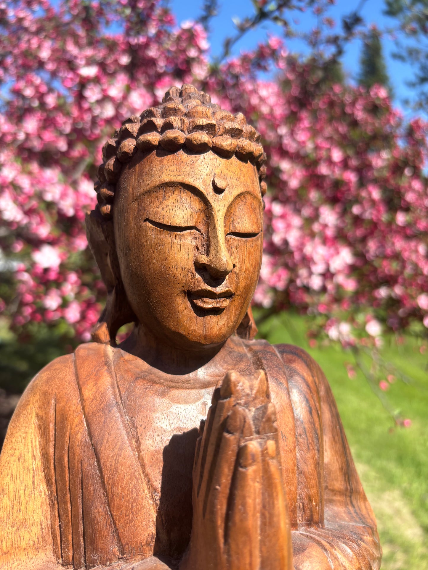 Buddah | Praying | Hand carved statue