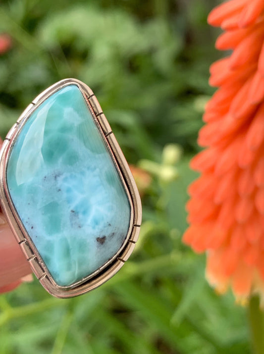 Larimar Ring Size 9