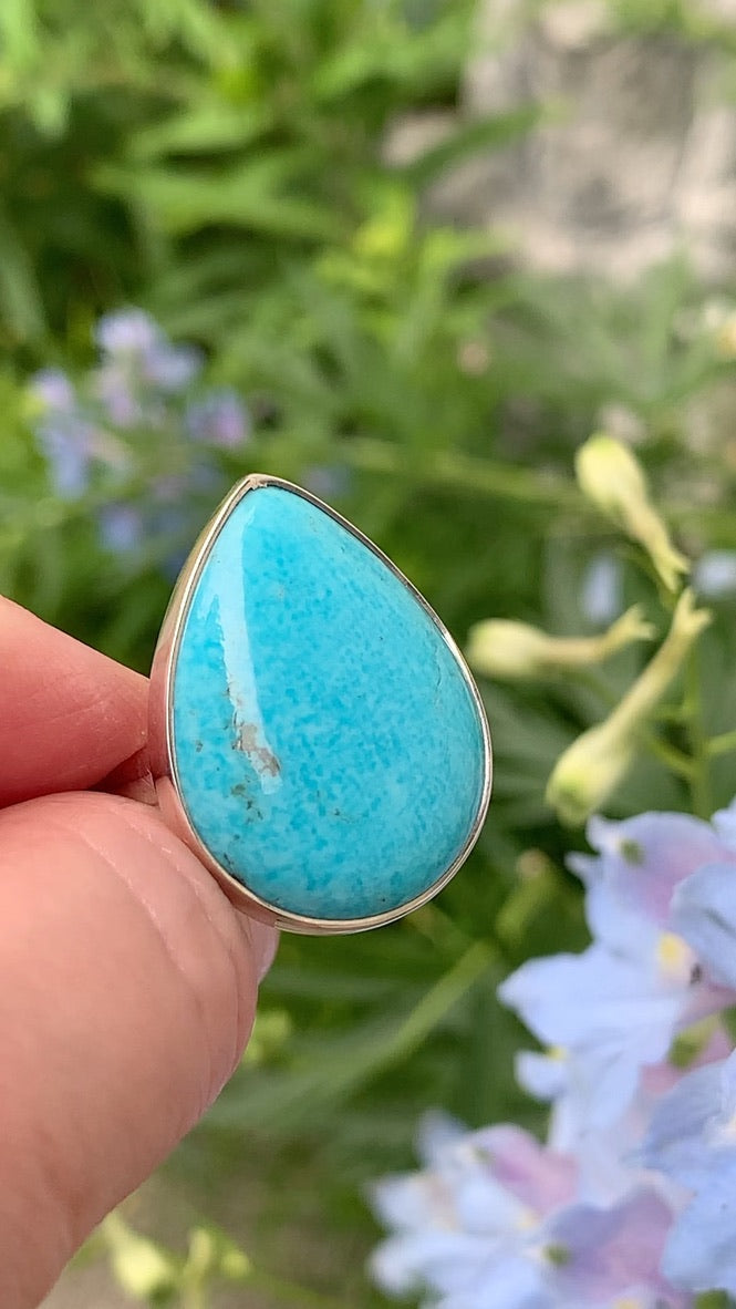 Kingman Turquoise Ring size 9.75