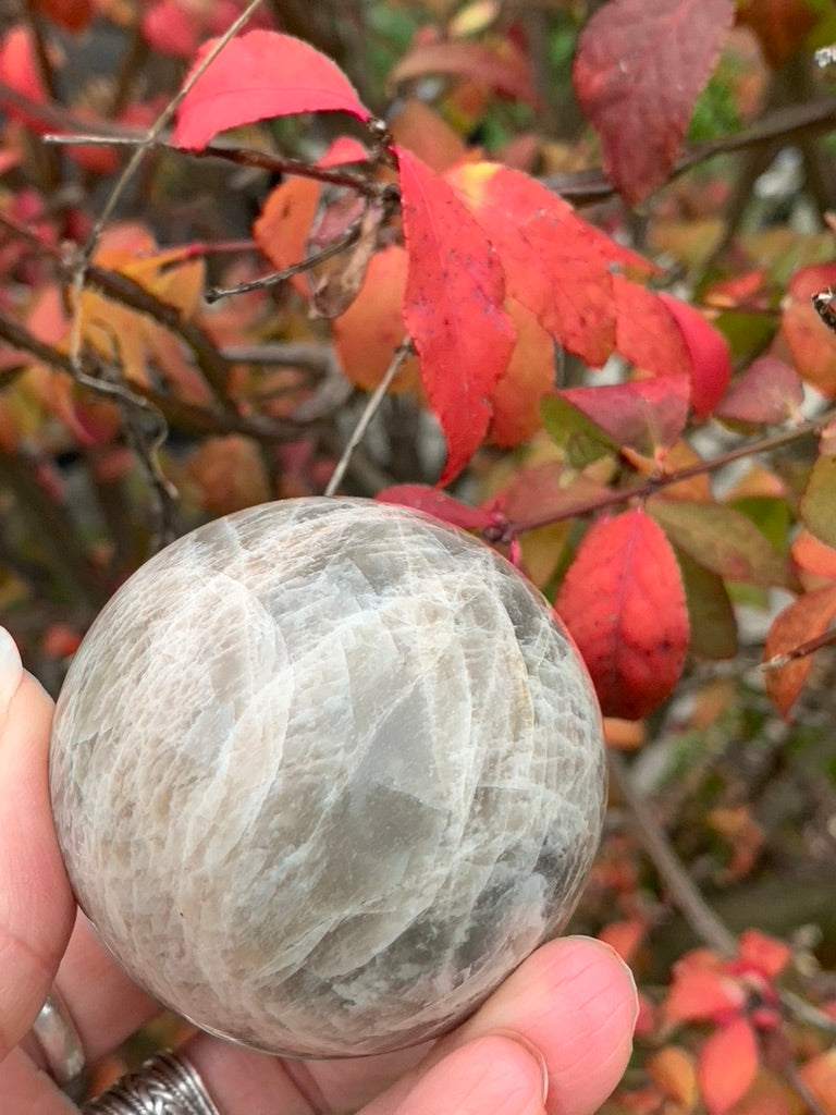 Microline Moonstone Sphere