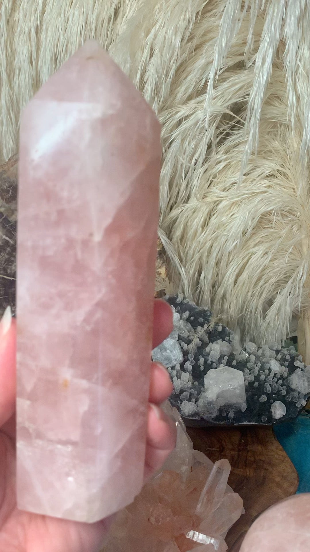 Rose Quartz Generator - Madagascar