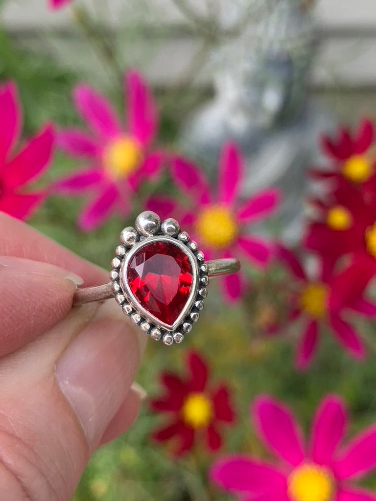 Garnet Ring size 8