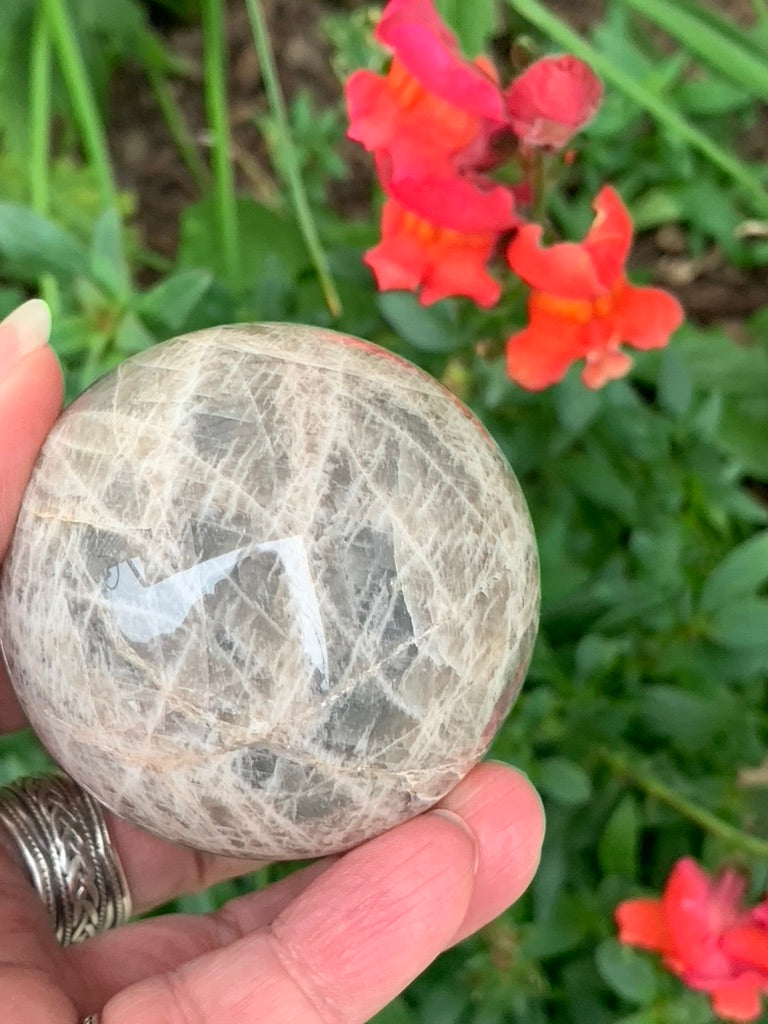 Microline Moonstone Sphere