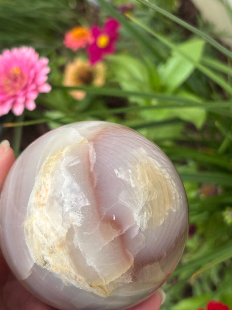 Watermelon Calcite - Sphere - Pakistan