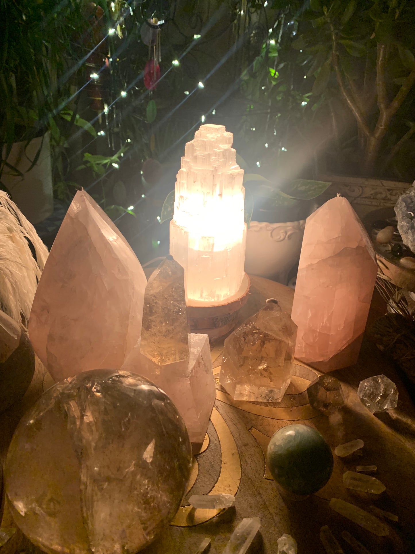 Selenite Energy Lamp