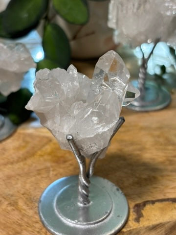 Mini Quartz Cluster on stand - Brazil