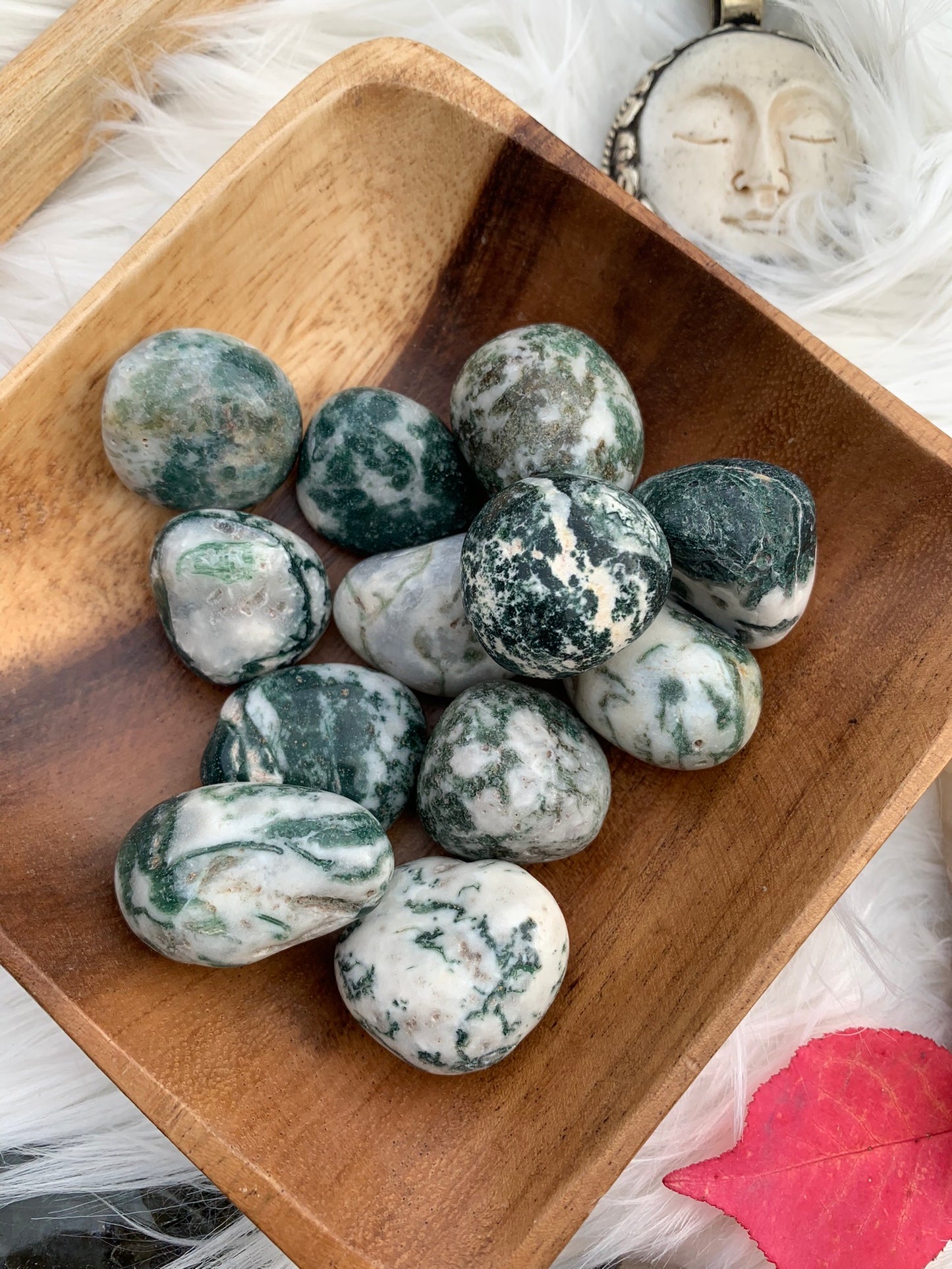 Green Tree Agate- Tumble