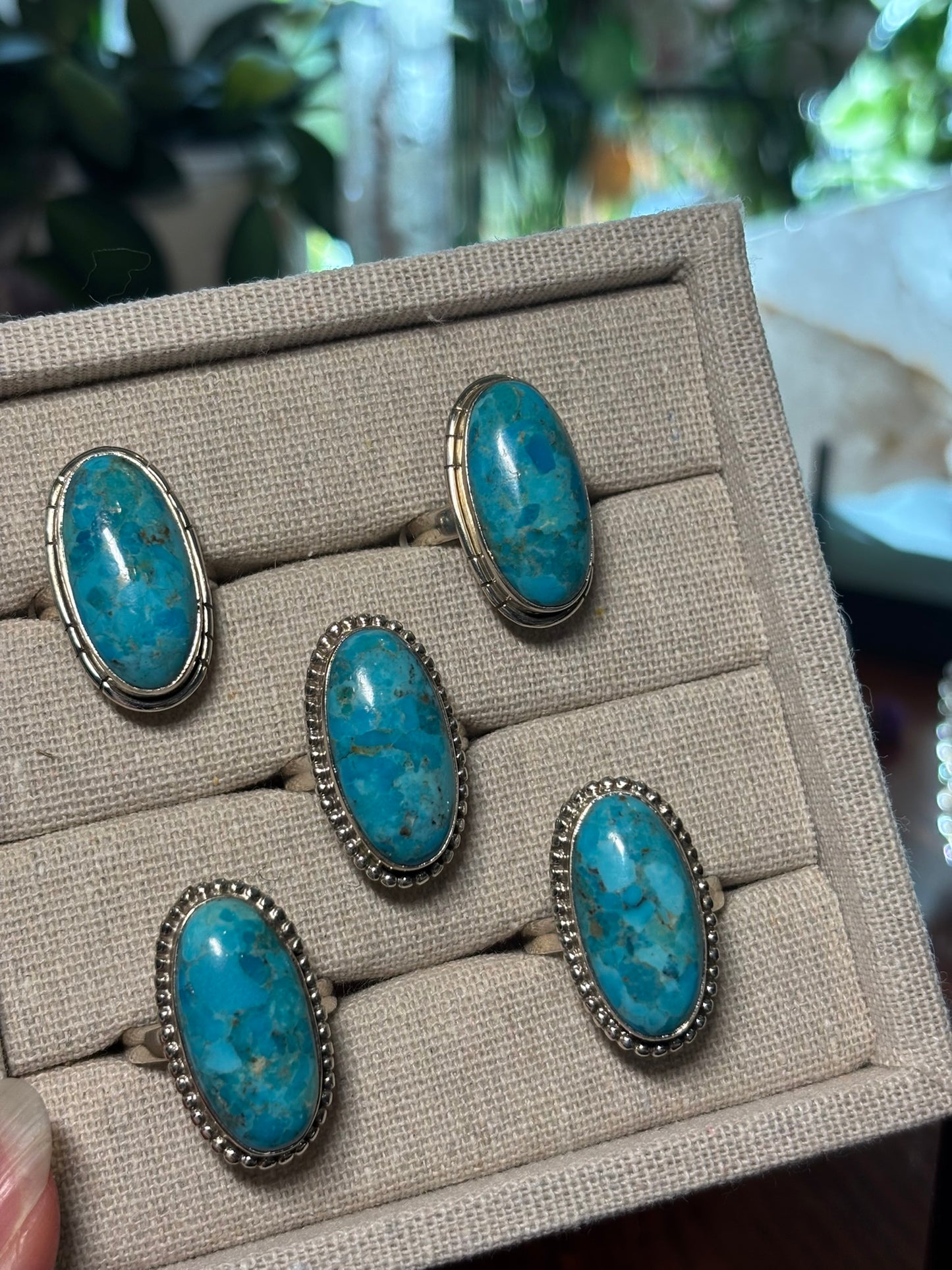 Lila Turquoise Rings