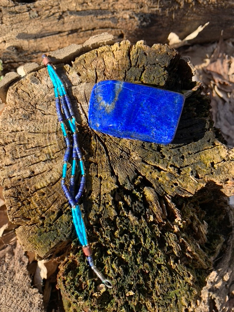 Lapis Lazuli and Turquoise bracelet - Afghanistan