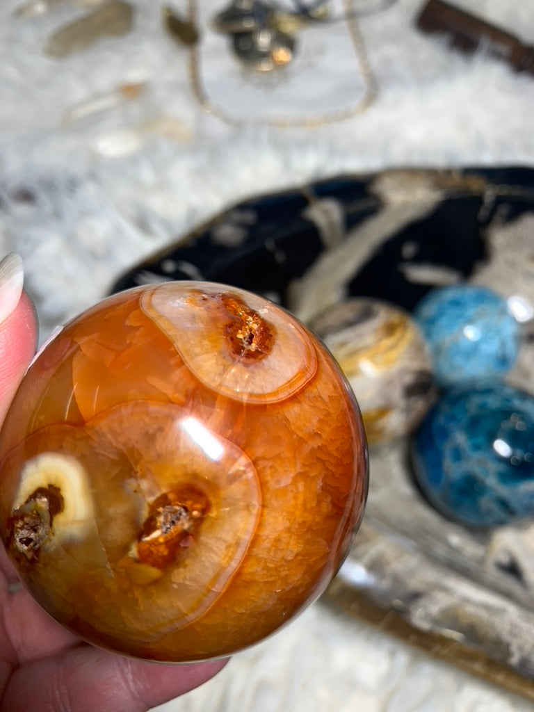 Carnelian Sphere - Madagascar