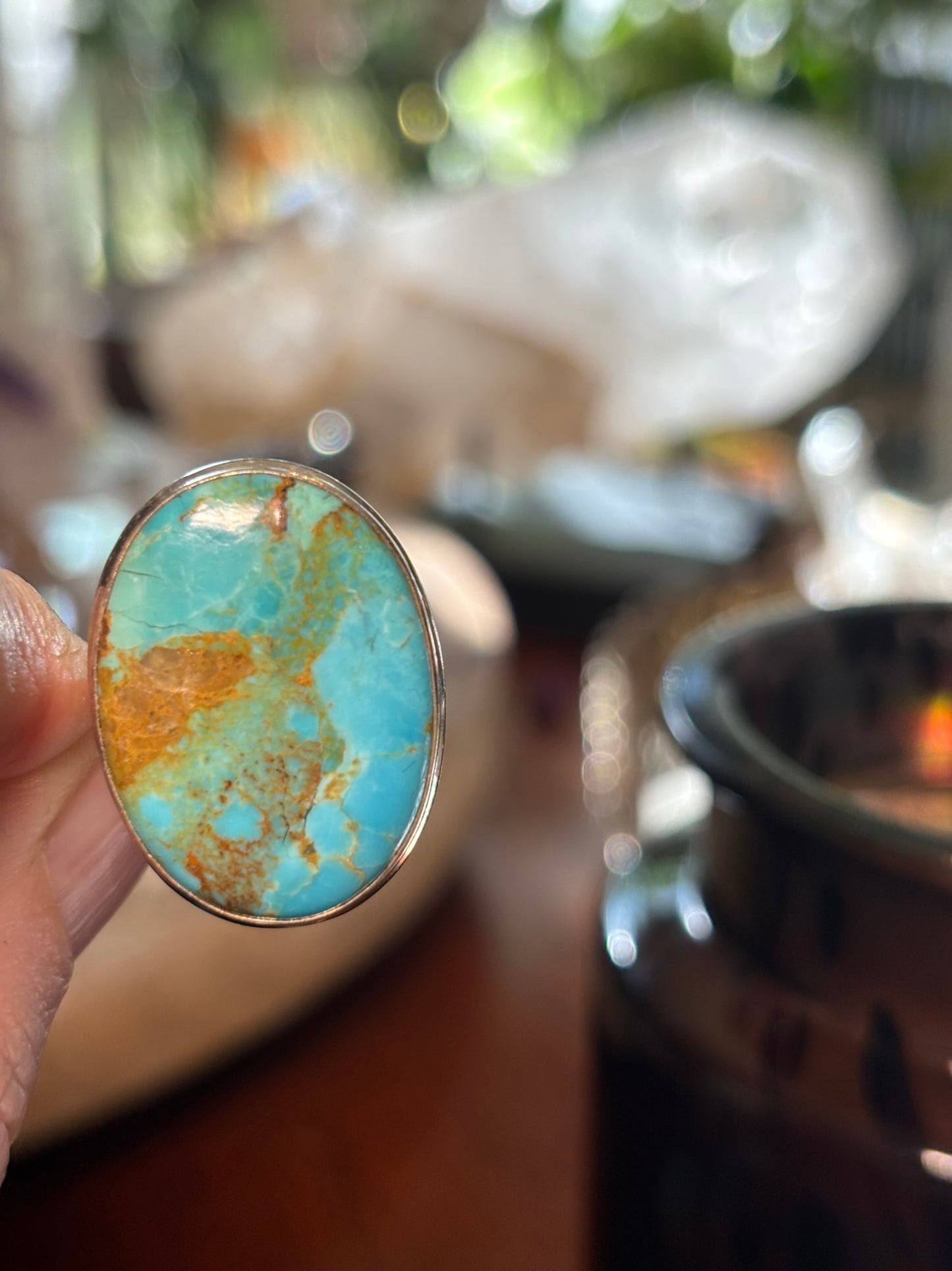 Turquoise Ring size 9