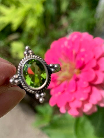 Peridot Ring size 7