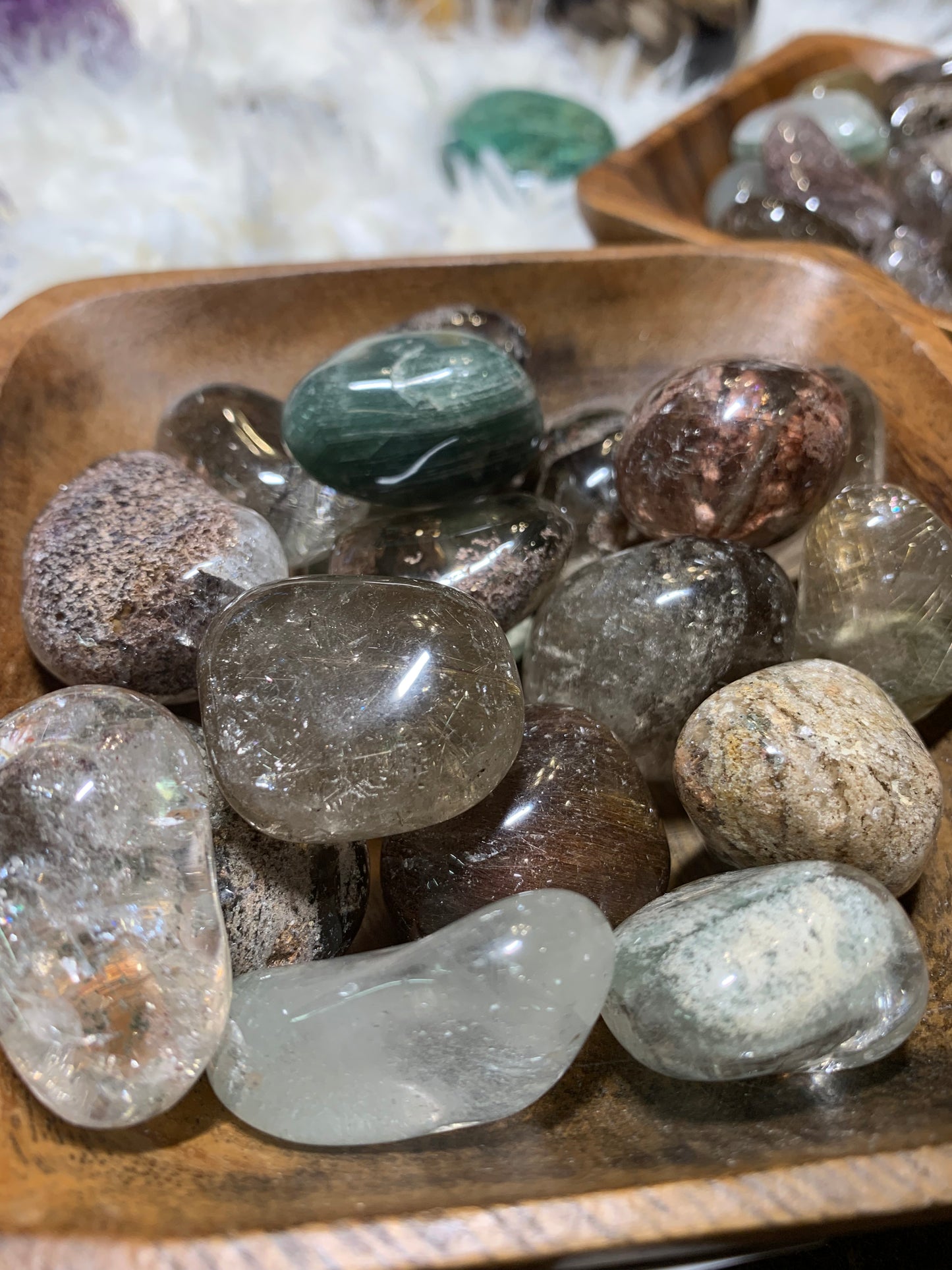 Lodalite - Garden Quartz pocket stones