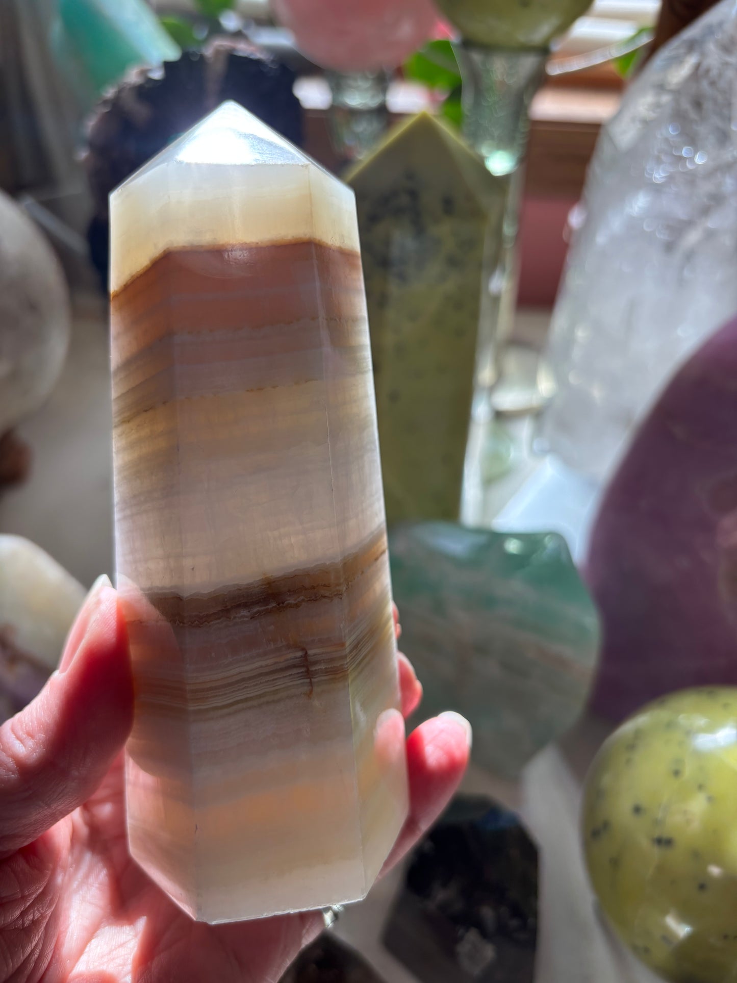 Watermelon Calcite - Generator - Pakistan