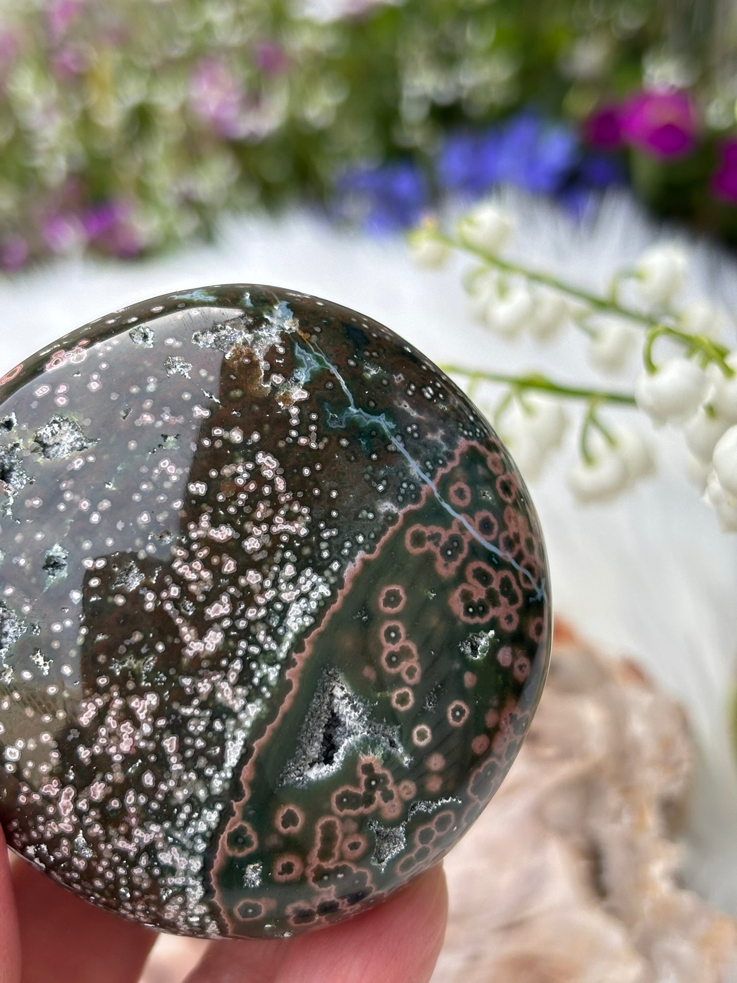 Kabamby Ocean Jasper - Palm Stone - Madagascar