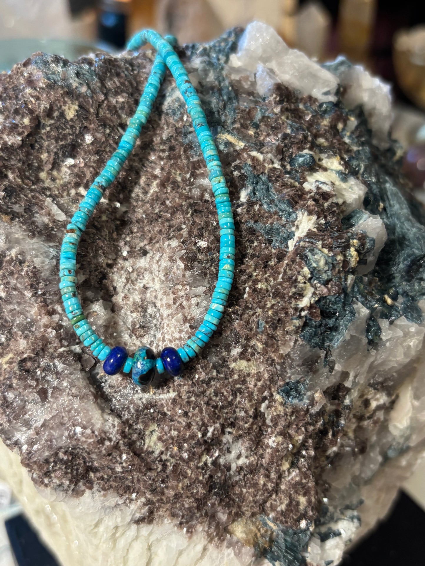Reef — American Turquoise, Lapis Lazuli, and Chrysocolla