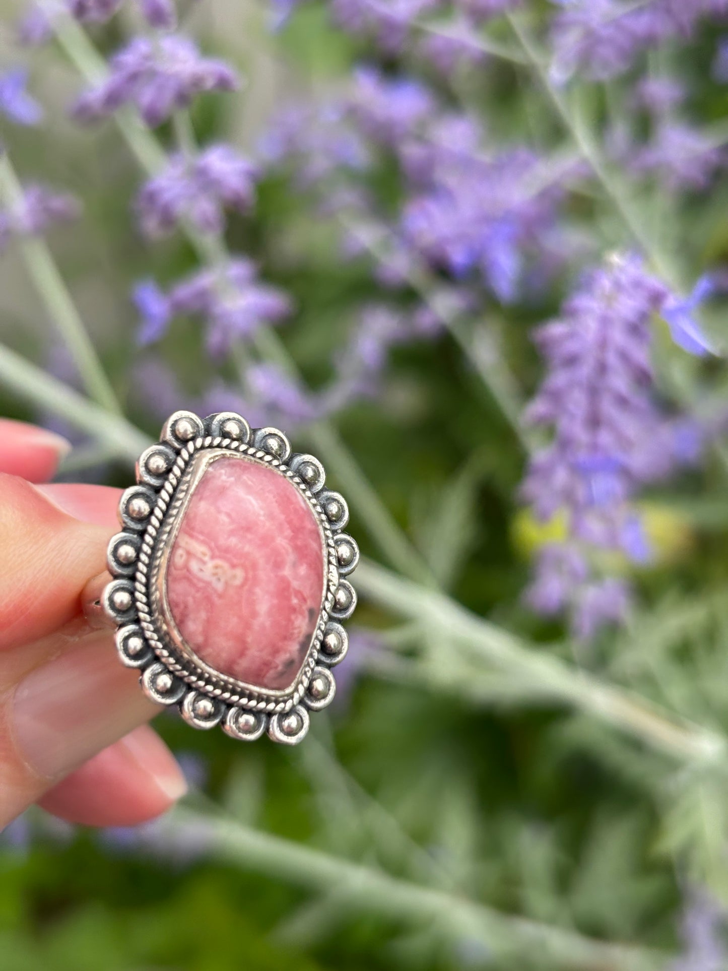 Rhodocrosite Ring size 5