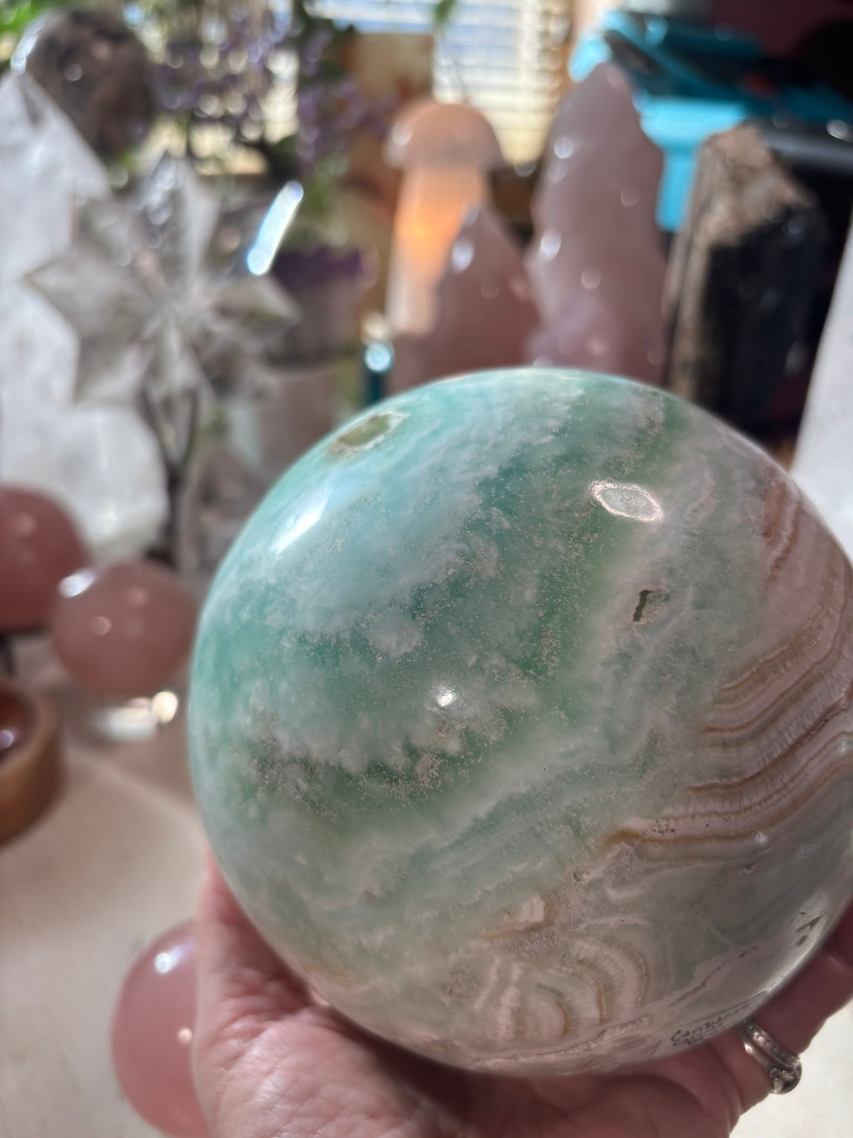 Caribbean Calcite - Sphere