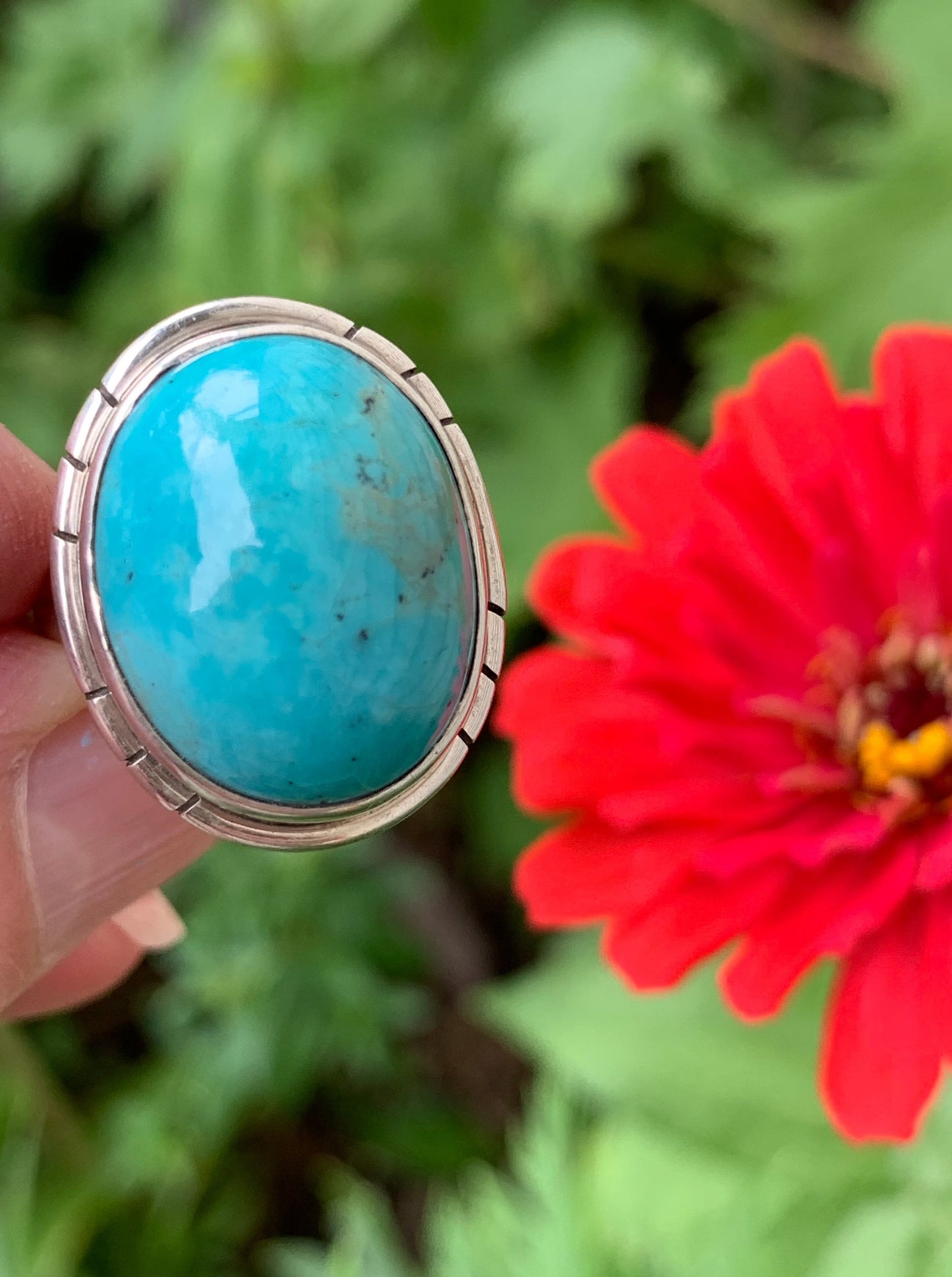 Turquoise Ring size 8