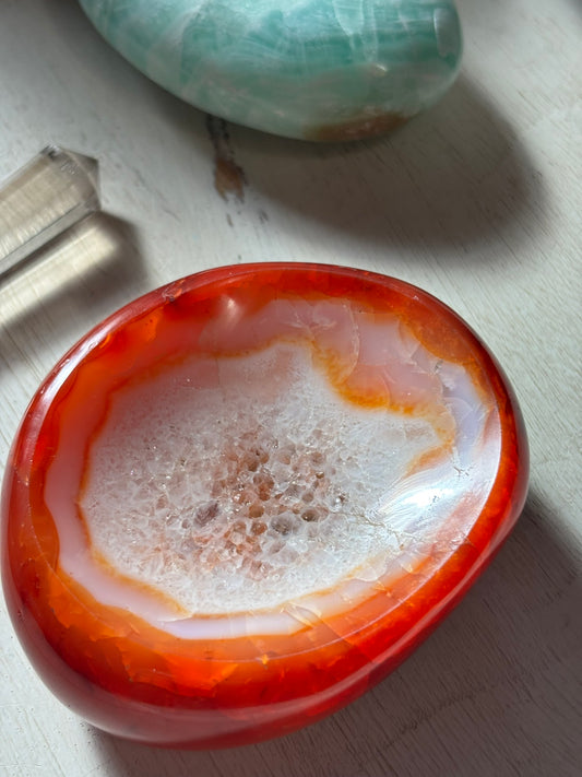 Carnelian Bowl - Madagascar