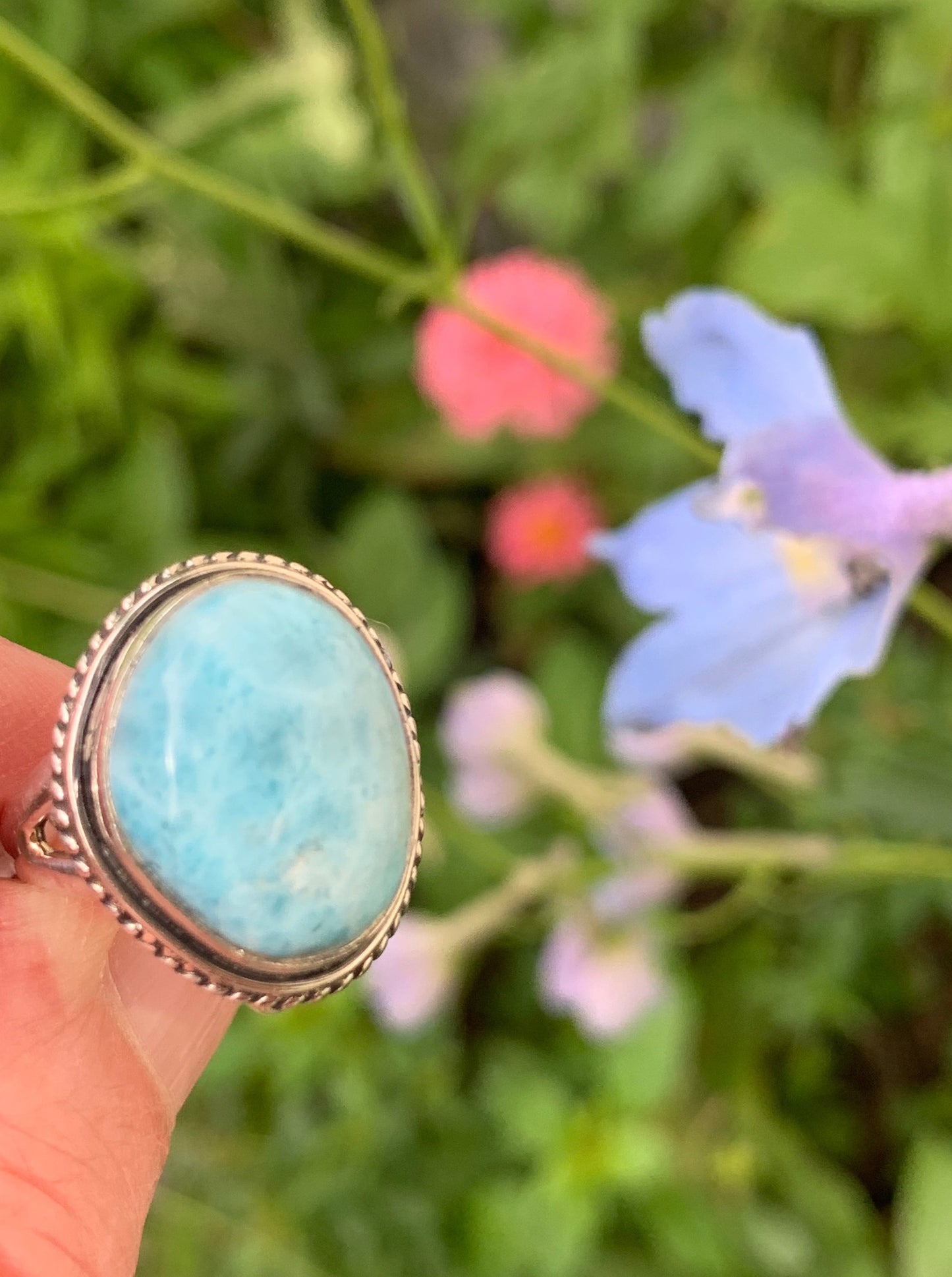 Larimar Ring Size 7