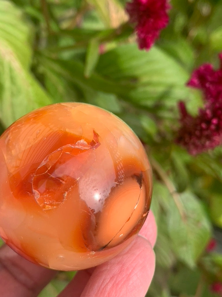 Carnelian Sphere - Madagascar