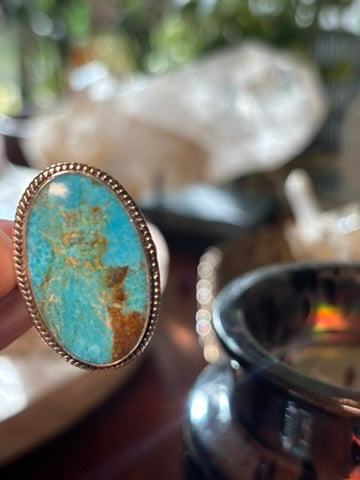 Turquoise Ring size 9