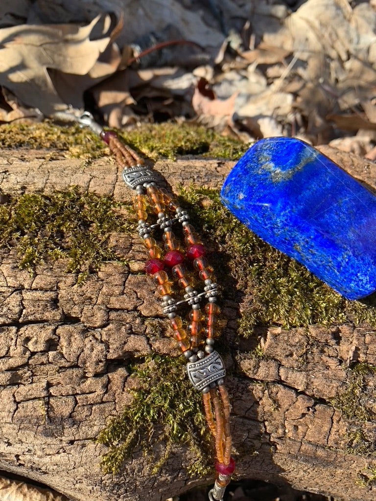 Glass beaded bracelet - Afghanistan