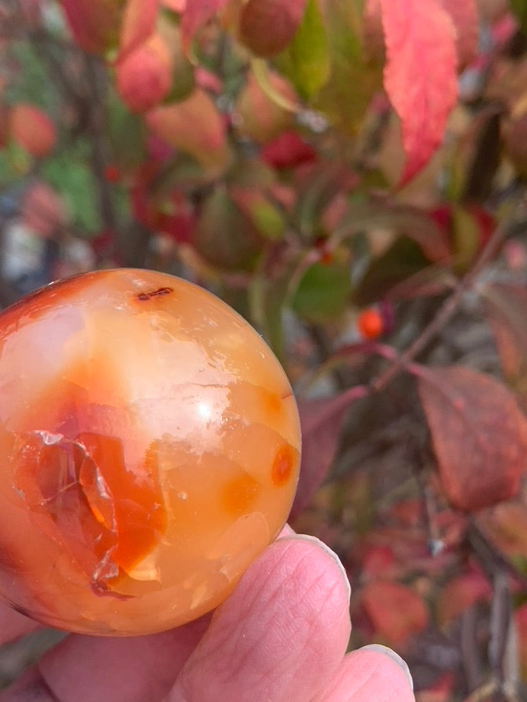 Carnelian Sphere - Madagascar