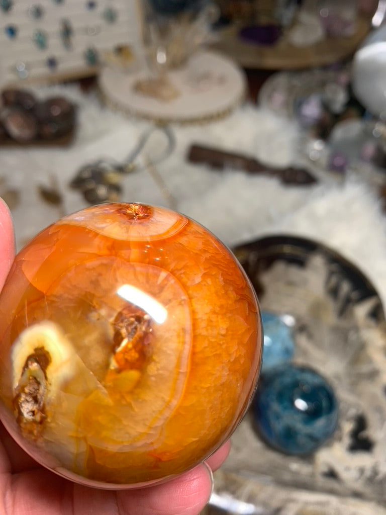 Carnelian Sphere - Madagascar