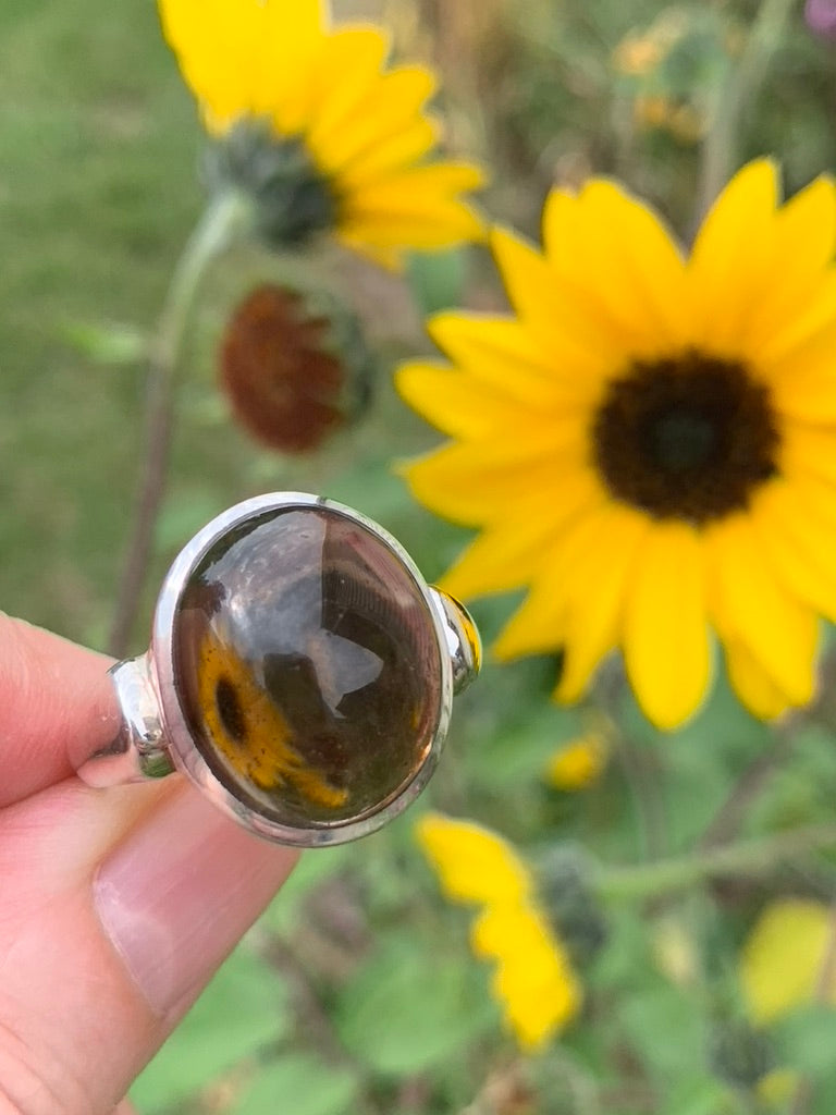 Smokey Quartz Ring size 9.5