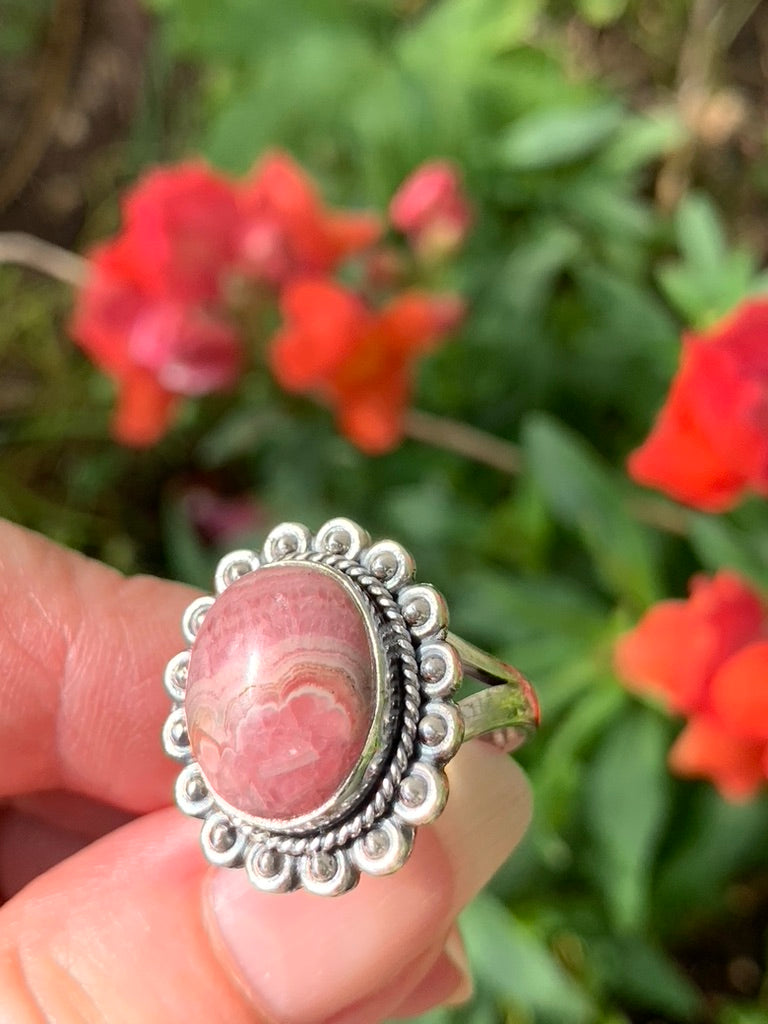 Rhodocrosite Ring size 7