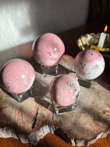 Rhodonite Sphere - Peru