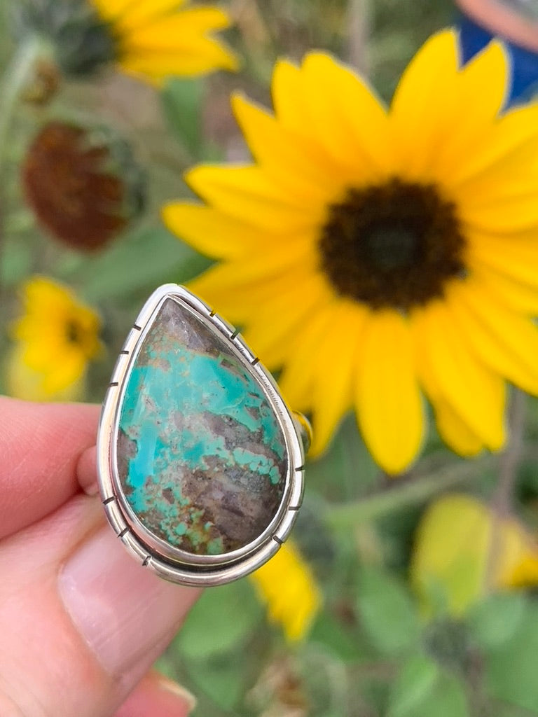 Turquoise Ring size 8