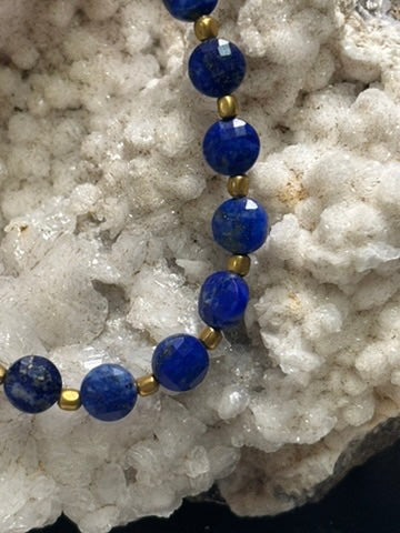 Deep Current — Faceted Lapis Lazuli