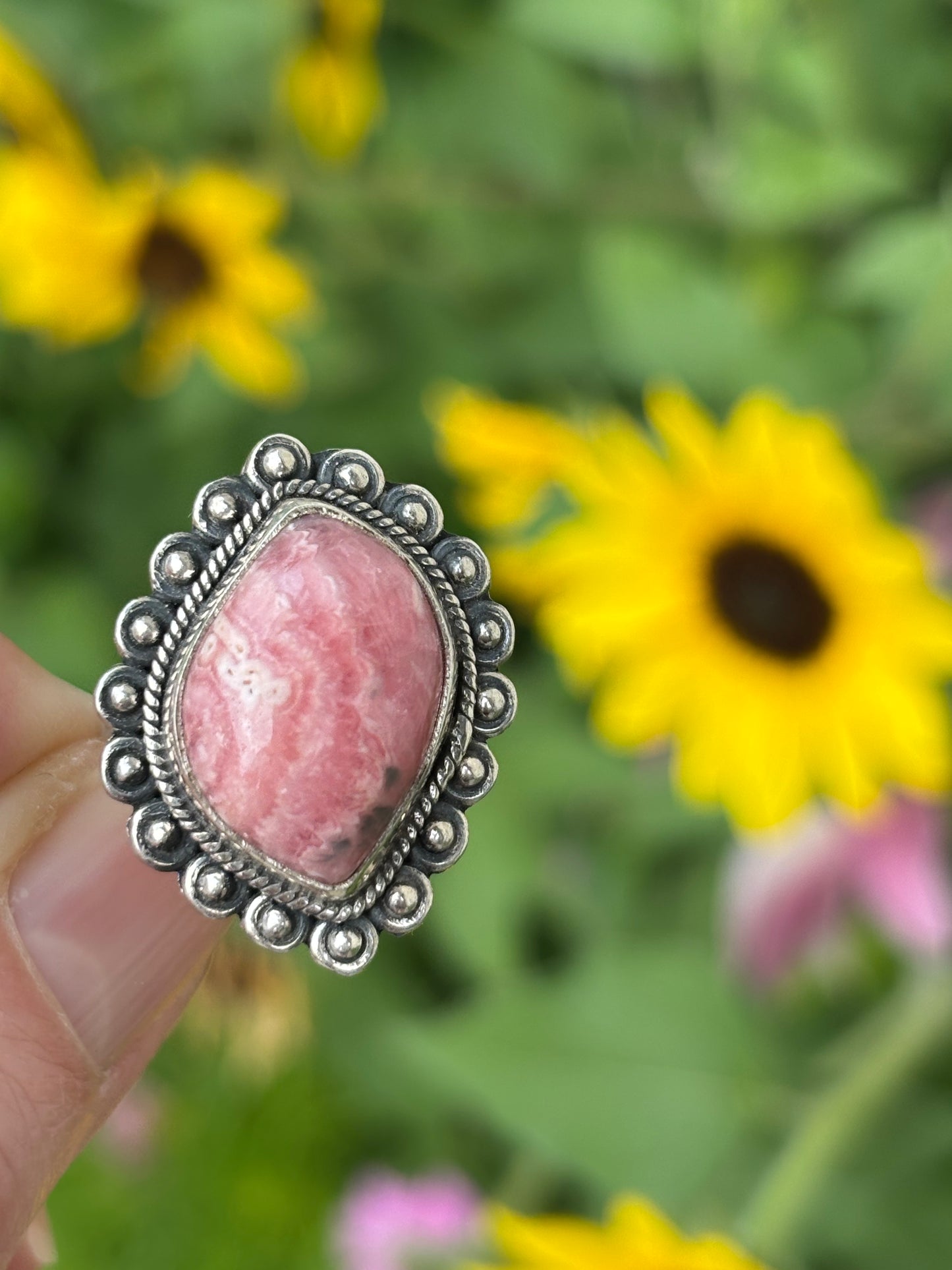 Rhodocrosite Ring size 5