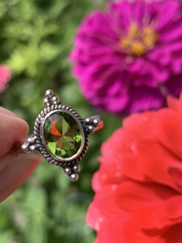 Peridot Ring size 7