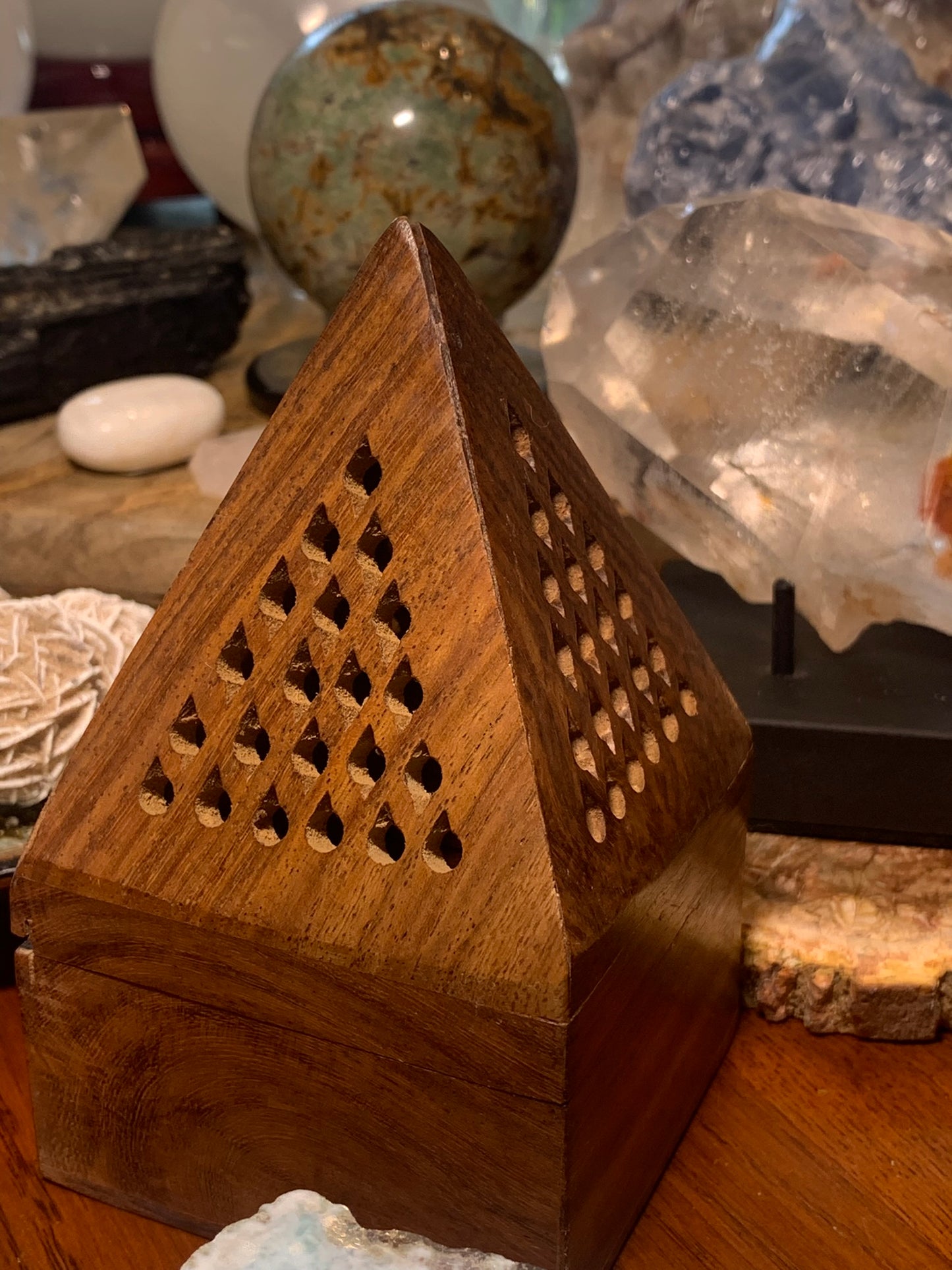 Incense Burner - Teak wood