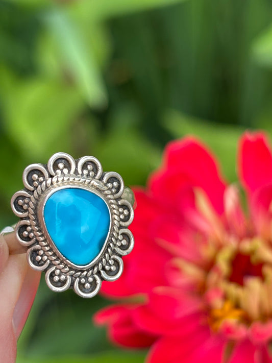 American Turquoise Ring size 6
