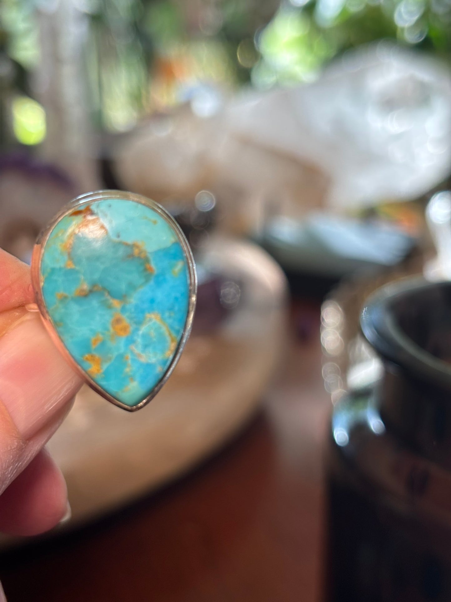 Turquoise Ring size 9